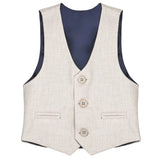 Boys Formal Suit 4 Piece Vest, Pants and Tie Dresswear Suit Set
