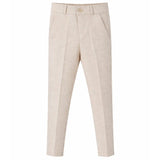 Boys Formal Suit 4 Piece Vest, Pants and Tie Dresswear Suit Set