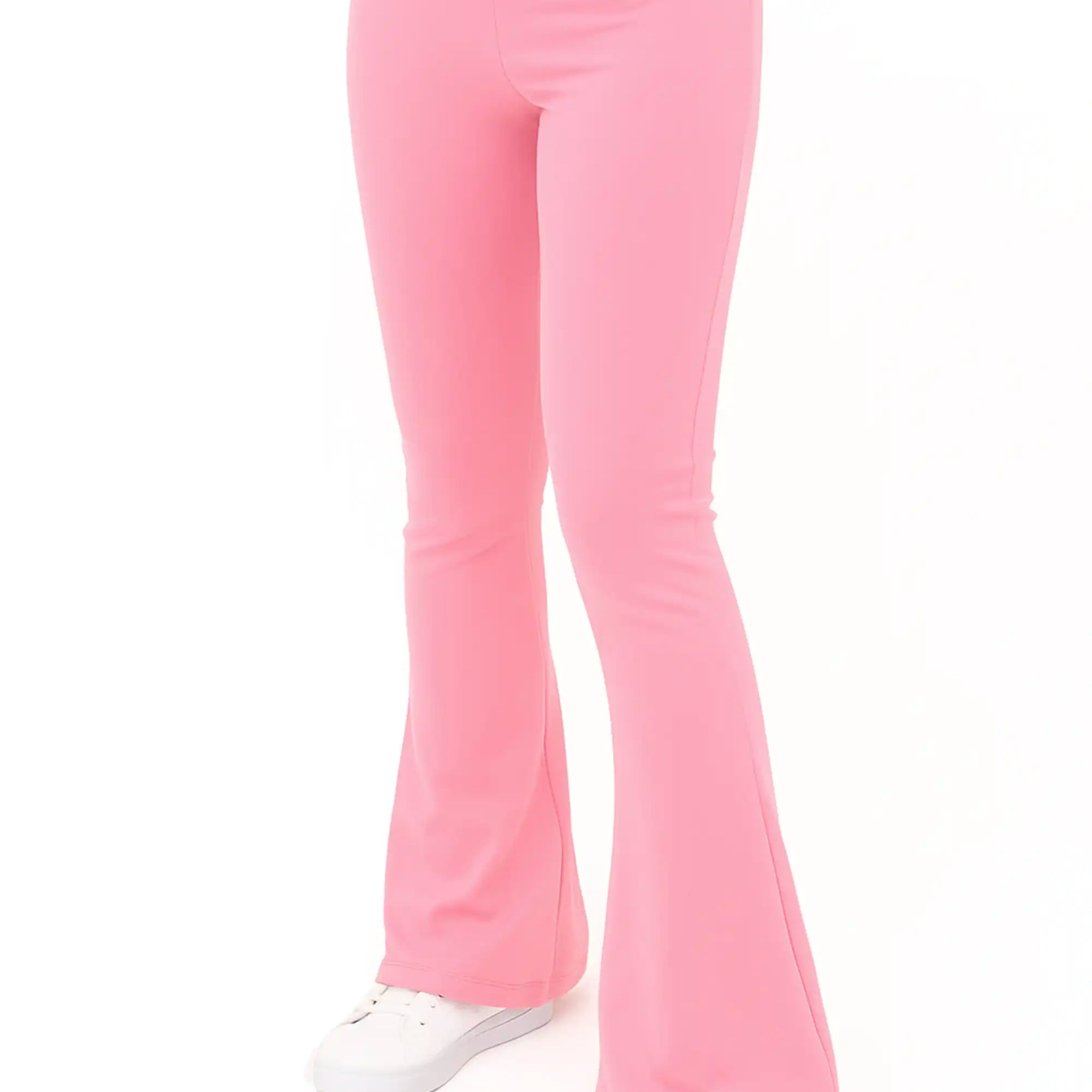 Girls Flare Leggings Dance Bottoms High Waisted Bootcut Yoga Pants