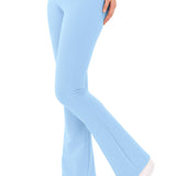 Girls Flare Leggings Dance Bottoms High Waisted Bootcut Yoga Pants