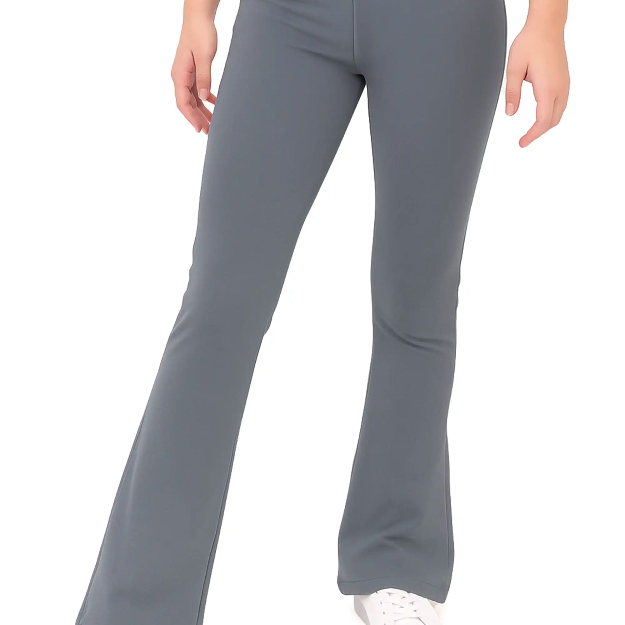 Girls Flare Leggings Dance Bottoms High Waisted Bootcut Yoga Pants