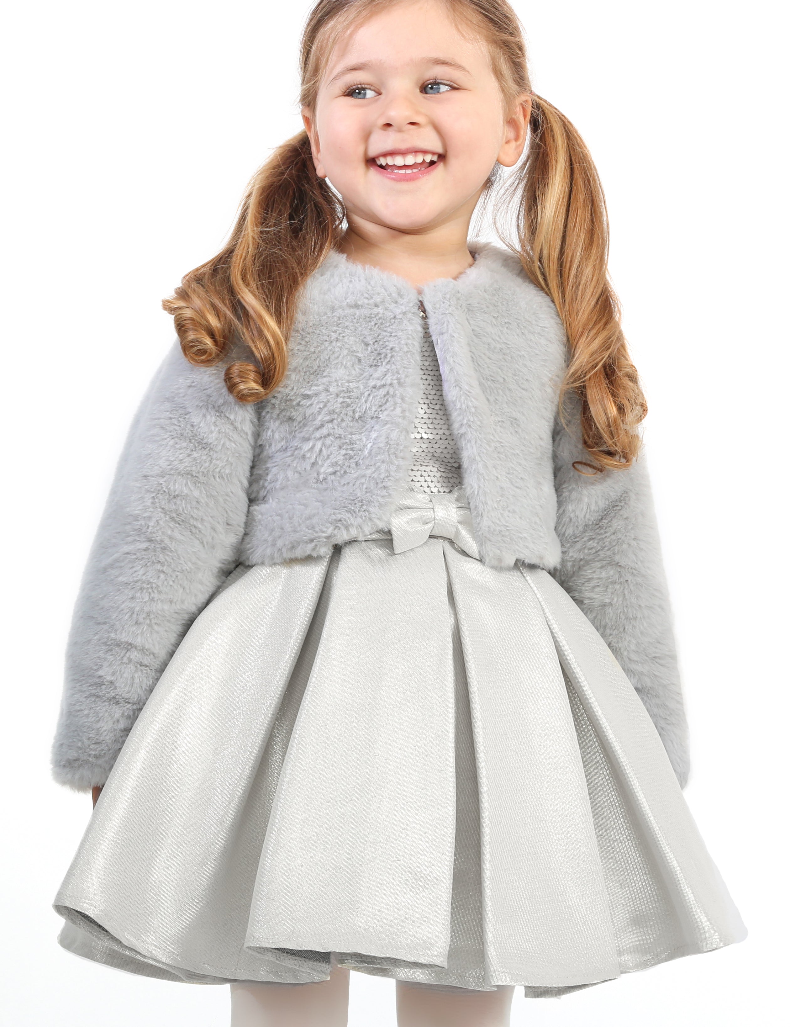 Girls' Bolero Cozy Faux Fur Jacket Shrug