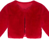 Girls' Bolero Cozy Faux Fur Jacket Shrug