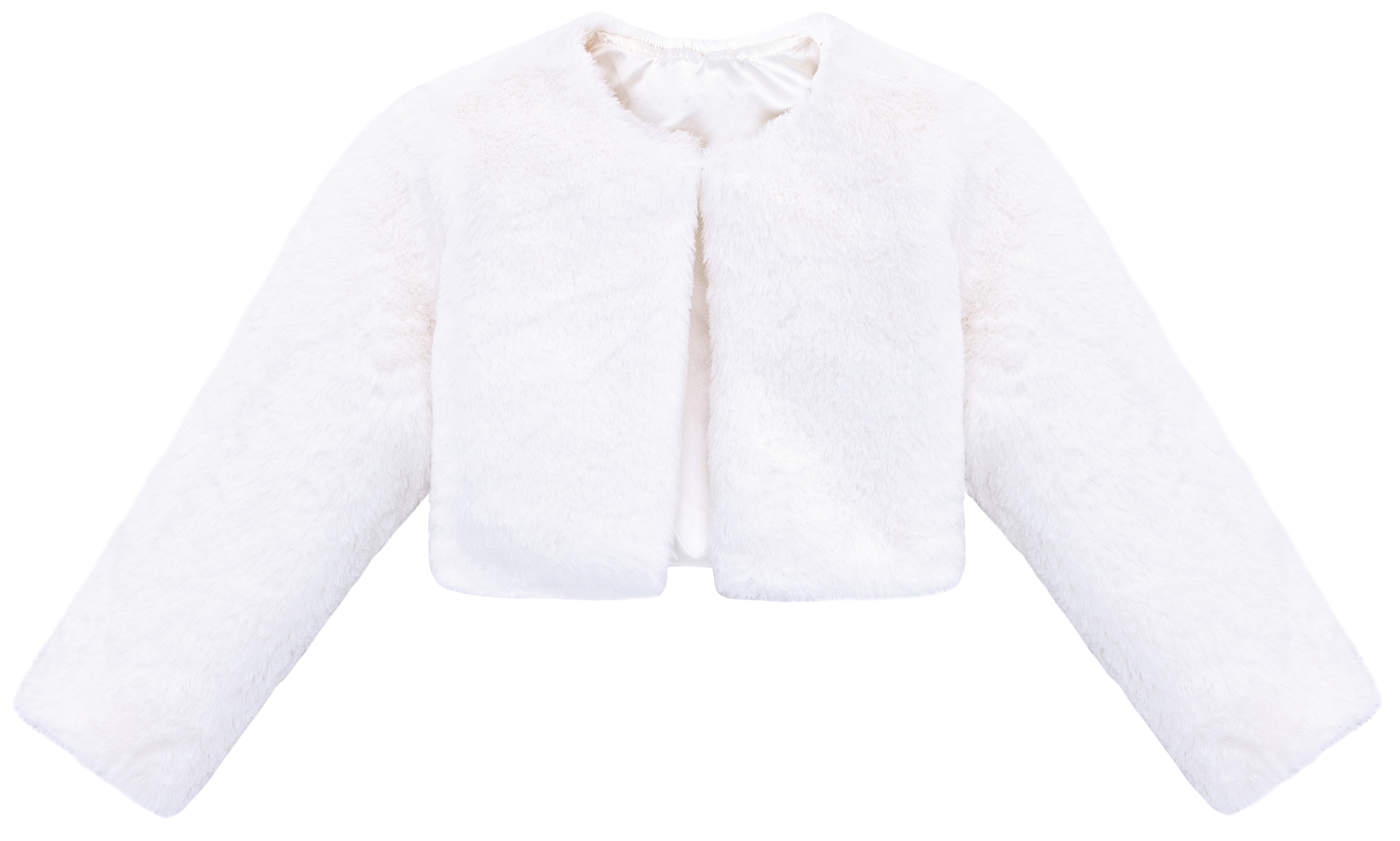 Girls' Bolero Cozy Faux Fur Jacket Shrug