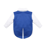 Newborn 4-Piece Tuxedo Suit Set