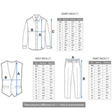 Boys Formal Suit 4 Piece Vest Pants and Tie Dresswear Set / 7-12 Years