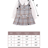 Toddler Girls' Dresses, Long Sleeve Fashion Dress Plaid