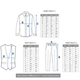 Boys Formal Suit 4 Piece Vest Pants and Tie Dresswear Set / 7-12 Years