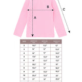 Big Girl Cotton Long Sleeve Solid Turtleneck T-Shirt