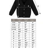 Lilax Little Boys Basic Long Sleeve V-Neck Classic Knit Cardigan Sweater