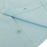 Boys' Button Down Shirt Solid Short Sleeve Classic Solid Oxford Dress Shirt