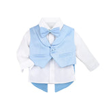 Newborn 4-Piece Tuxedo Suit Set
