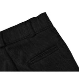 Boys 4-Piece Slim Fit Textured Suit Set