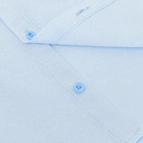 Boys' Button Down Shirt Solid Short Sleeve Classic Solid Oxford Dress Shirt