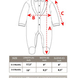 Baby Boy Gentleman Tuxedo Footie