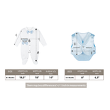 Newborn Baby Cotton 5-Piece Satin Detailed Take Me Home Set