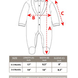 Baby Boy Gentleman Tuxedo Footie