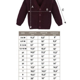 Boys Classic Knit V-Neck Cardigan Sweater