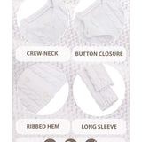 Baby Girls' Cable Knit Long Sleeve Cotton Cardigan
