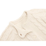 Baby Girls' Cable Knit Long Sleeve Cotton Cardigan