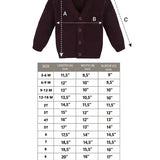 Lilax Little Boys Basic Long Sleeve V-Neck Classic Knit Cardigan Sweater