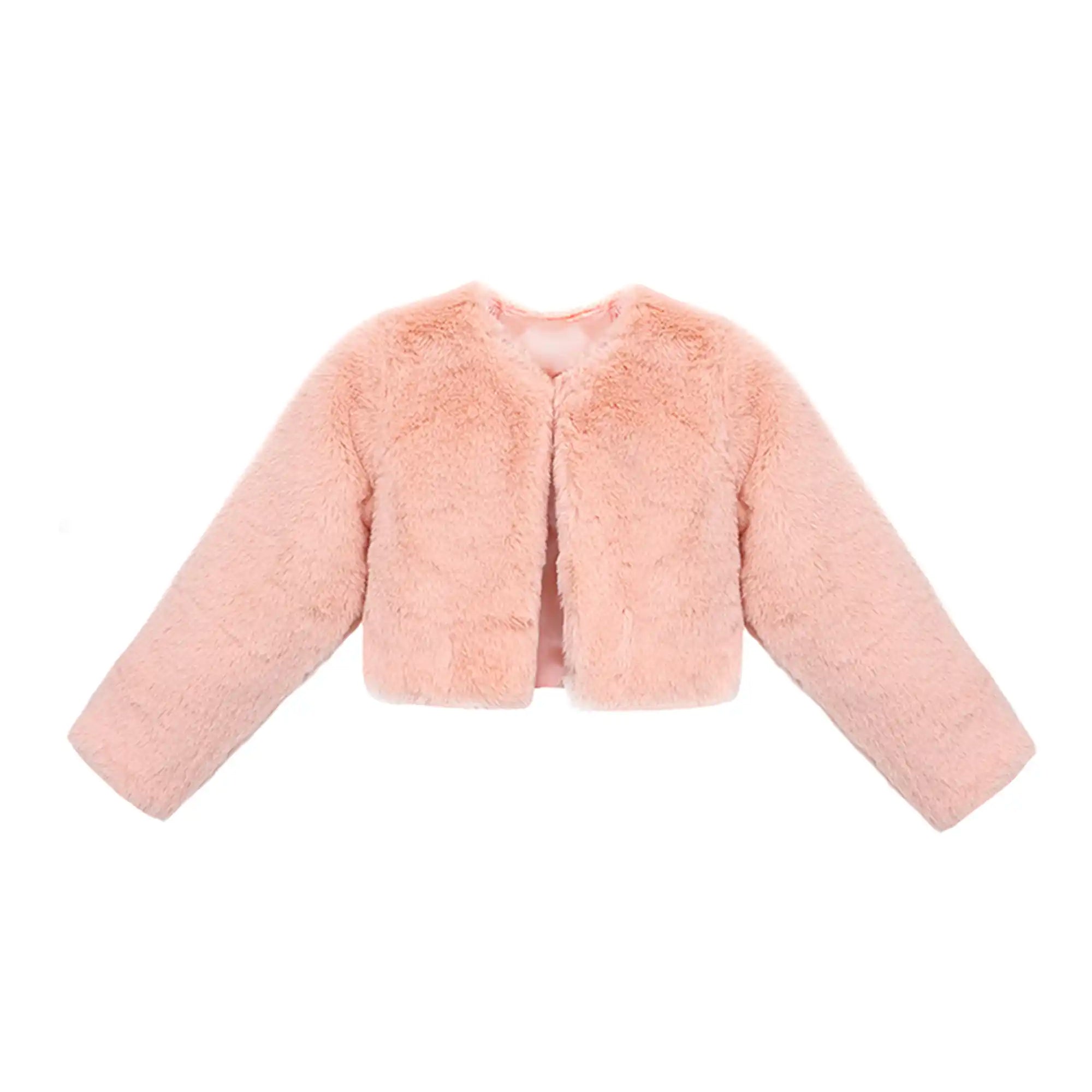 Girls' Bolero Cozy Faux Fur Jacket Shrug