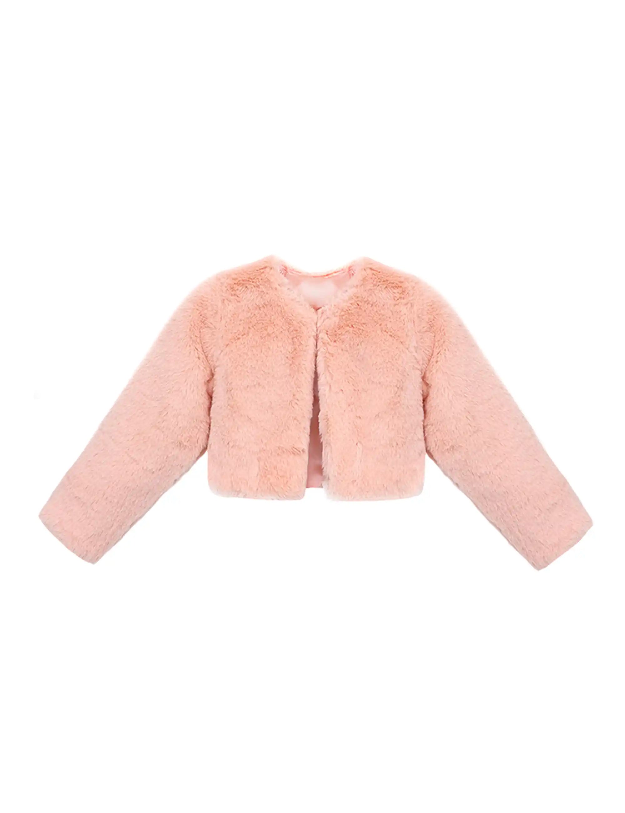 Girls' Bolero Cozy Faux Fur Jacket Shrug