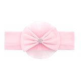 Lilax Baby Girls Newborn Embroidered Flower Dress with Matching Headband