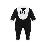 Baby Boy Gentleman Tuxedo Footie