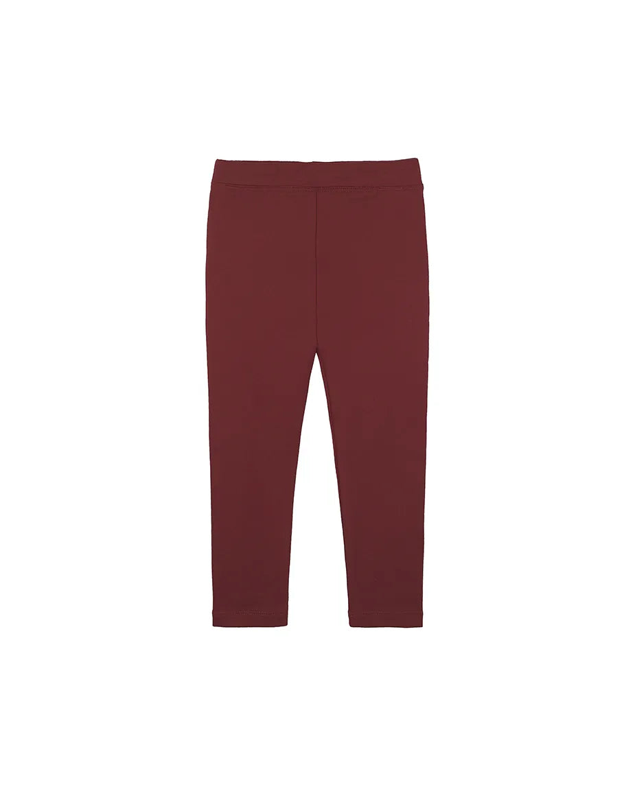 Little Girls Basic Solid Full Length Cotton Soft Legging