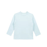 Little Girls Cotton Long Sleeve Basic Crewneck T-Shirt