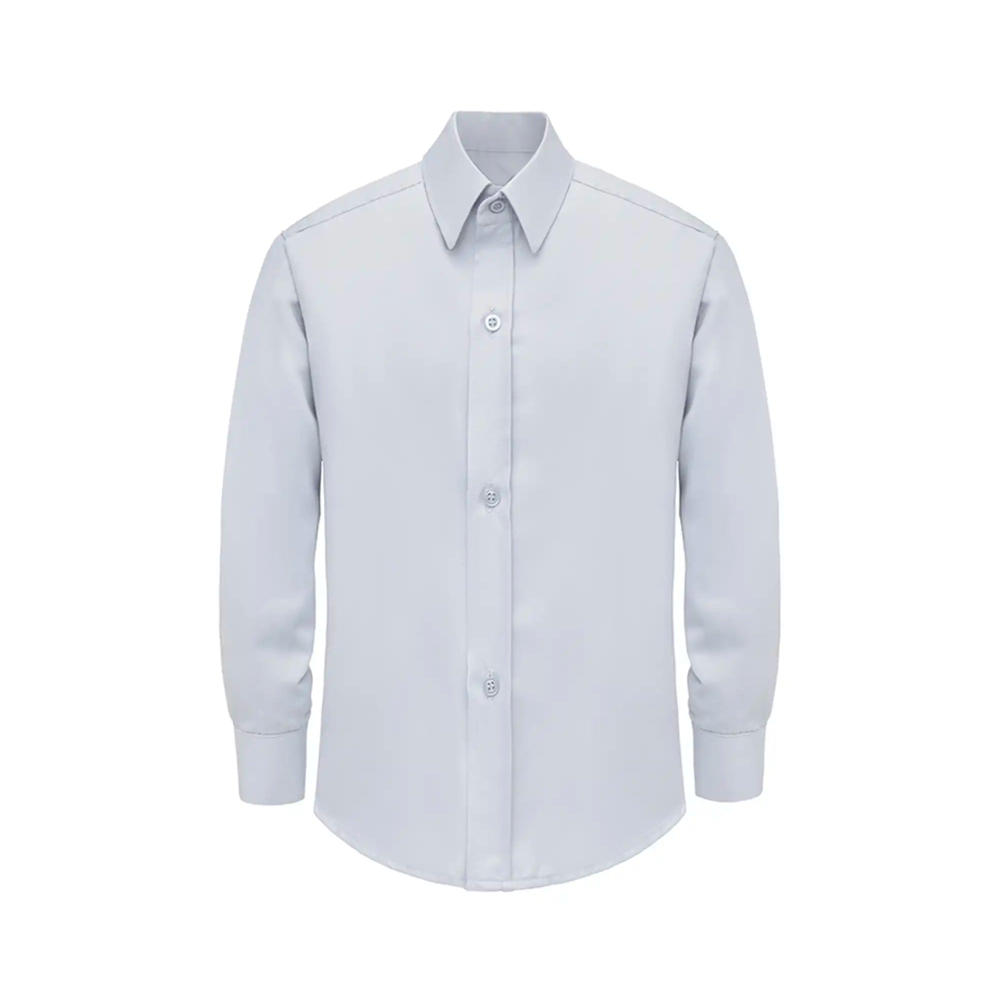 Boys' Button Down Shirt Solid Long Sleeve Dress Shirt