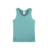 Girls' Soft Solid Cotton Blend Racerback Tank Top