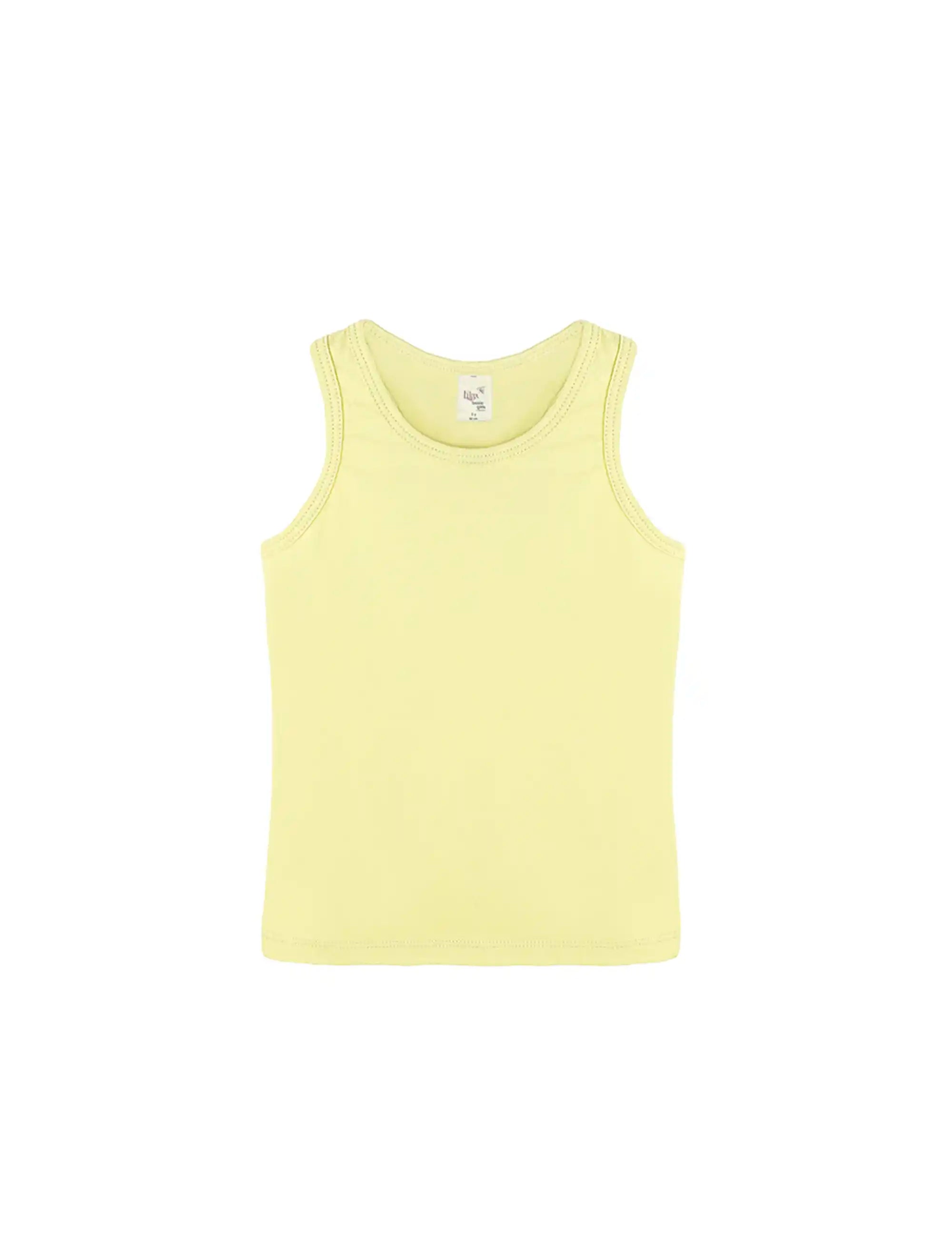 Girls' Soft Solid Cotton Blend Racerback Tank Top