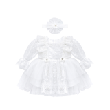 Baby Girls' Lace Floral Embroidered Dress