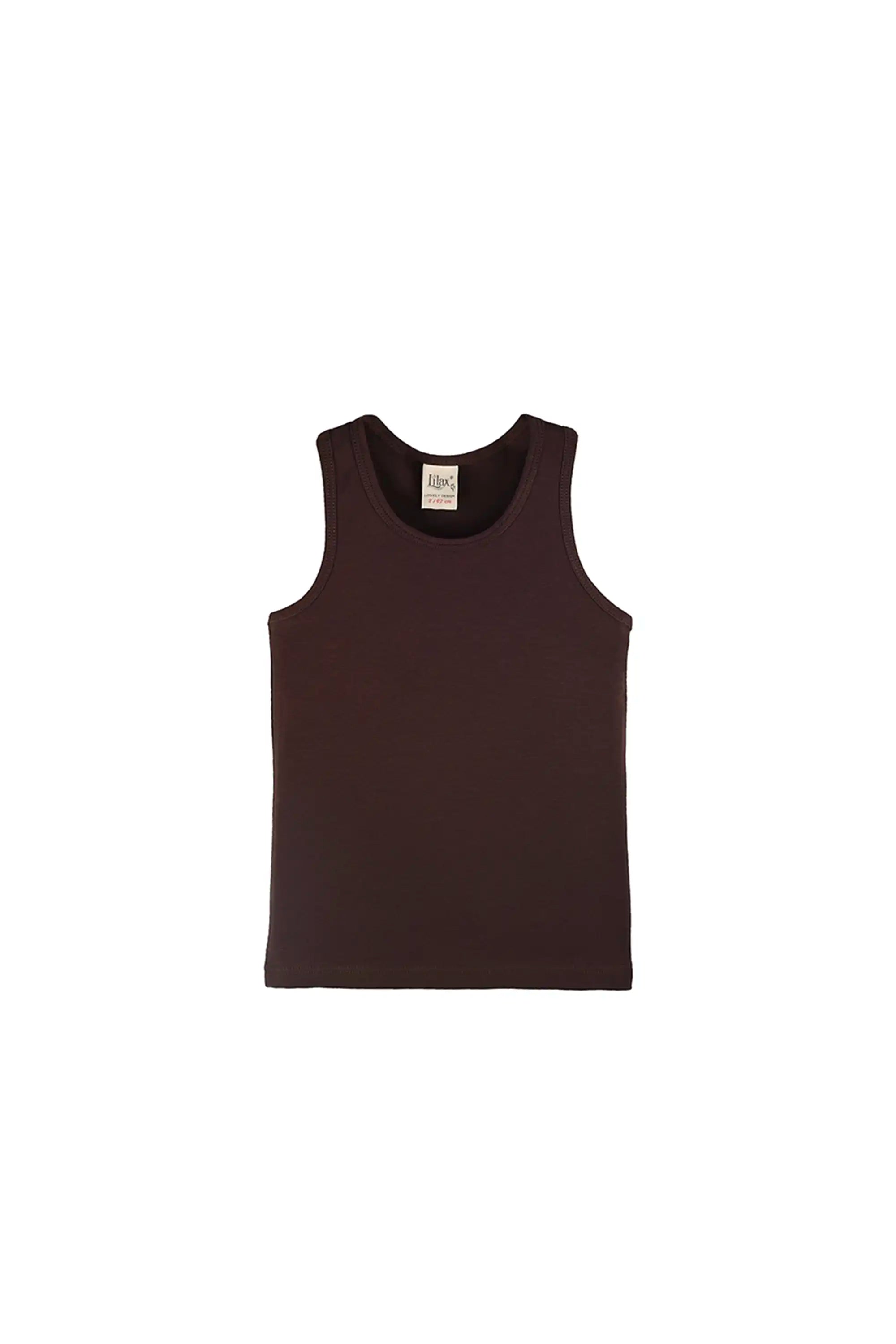 Girls' Soft Solid Cotton Blend Racerback Tank Top