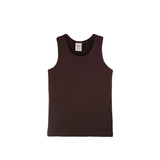 Girls' Soft Solid Cotton Blend Racerback Tank Top