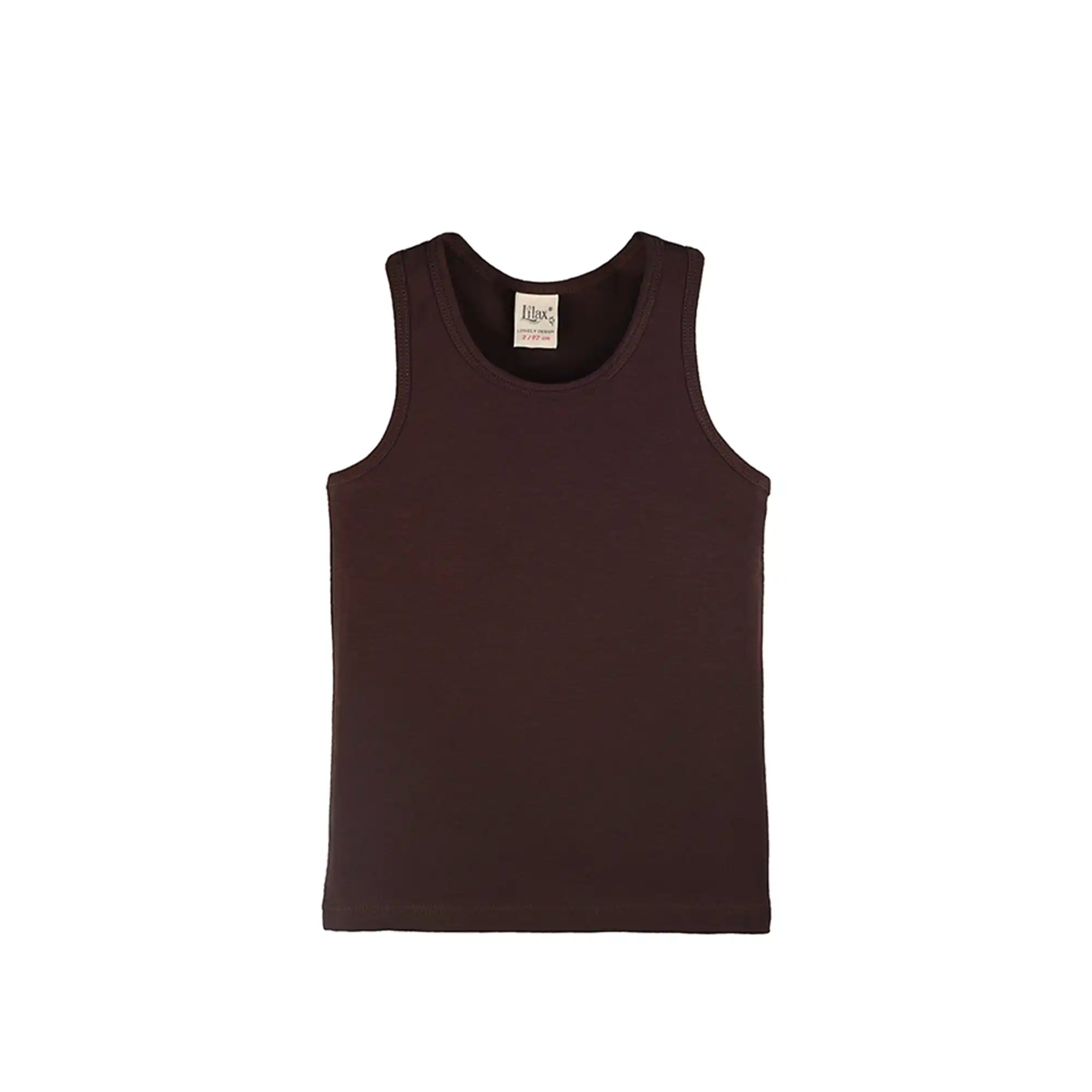 Girls' Soft Solid Cotton Blend Racerback Tank Top