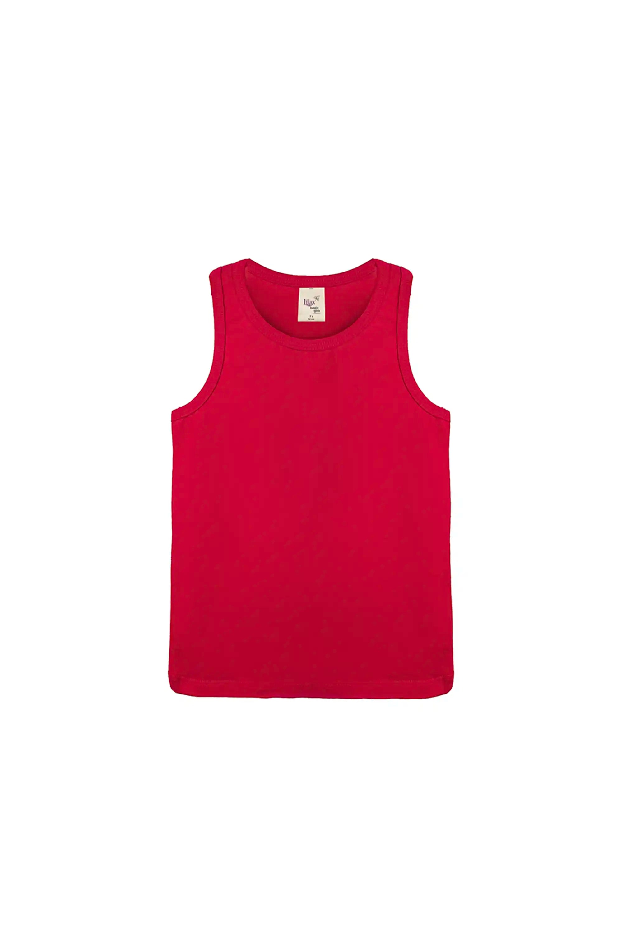 Girls' Soft Solid Cotton Blend Racerback Tank Top