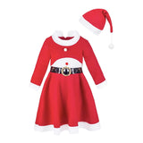 Toddler Christmas Santa Dress Set