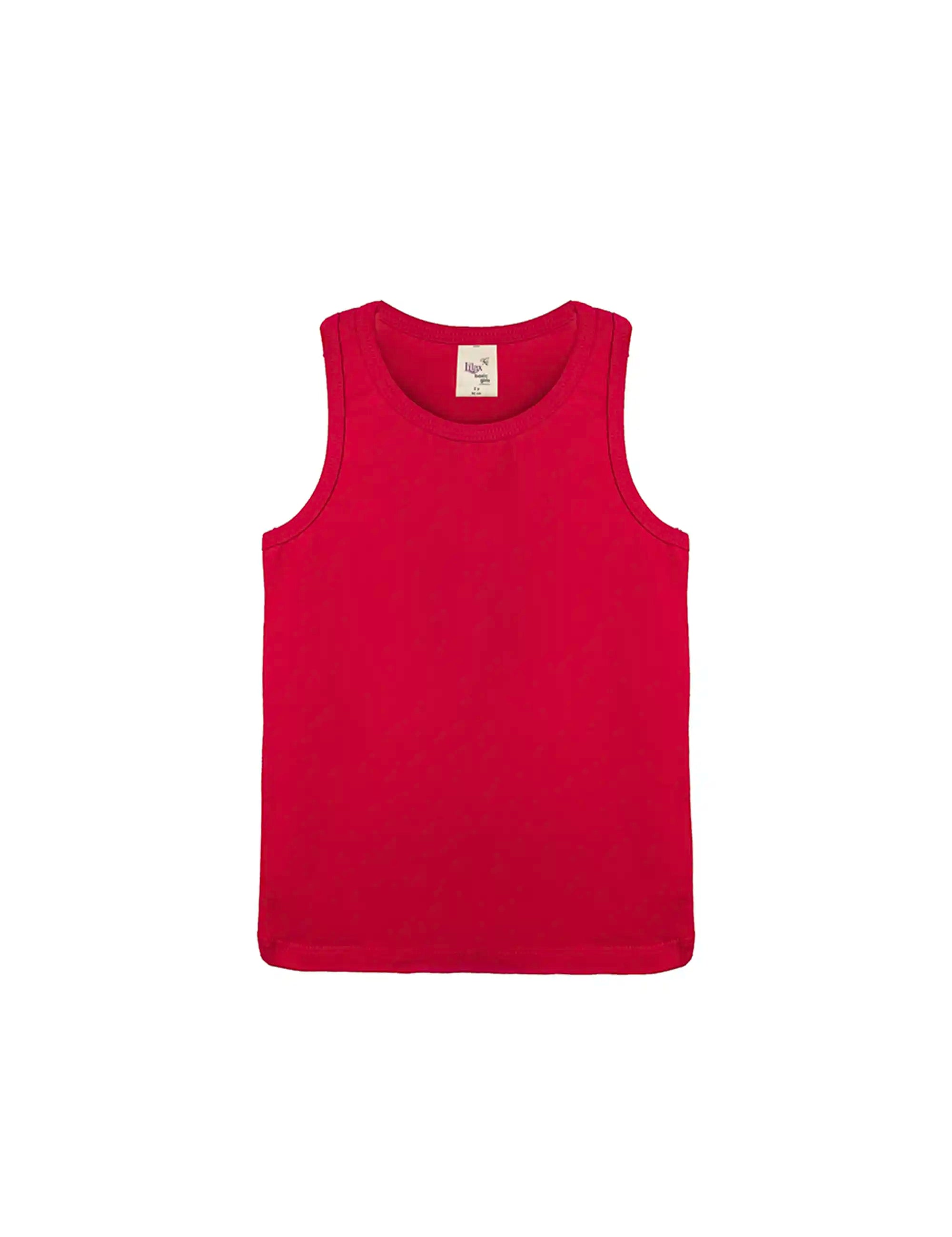Girls' Soft Solid Cotton Blend Racerback Tank Top