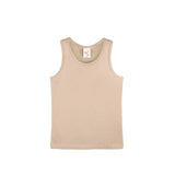 Girls' Soft Solid Cotton Blend Racerback Tank Top