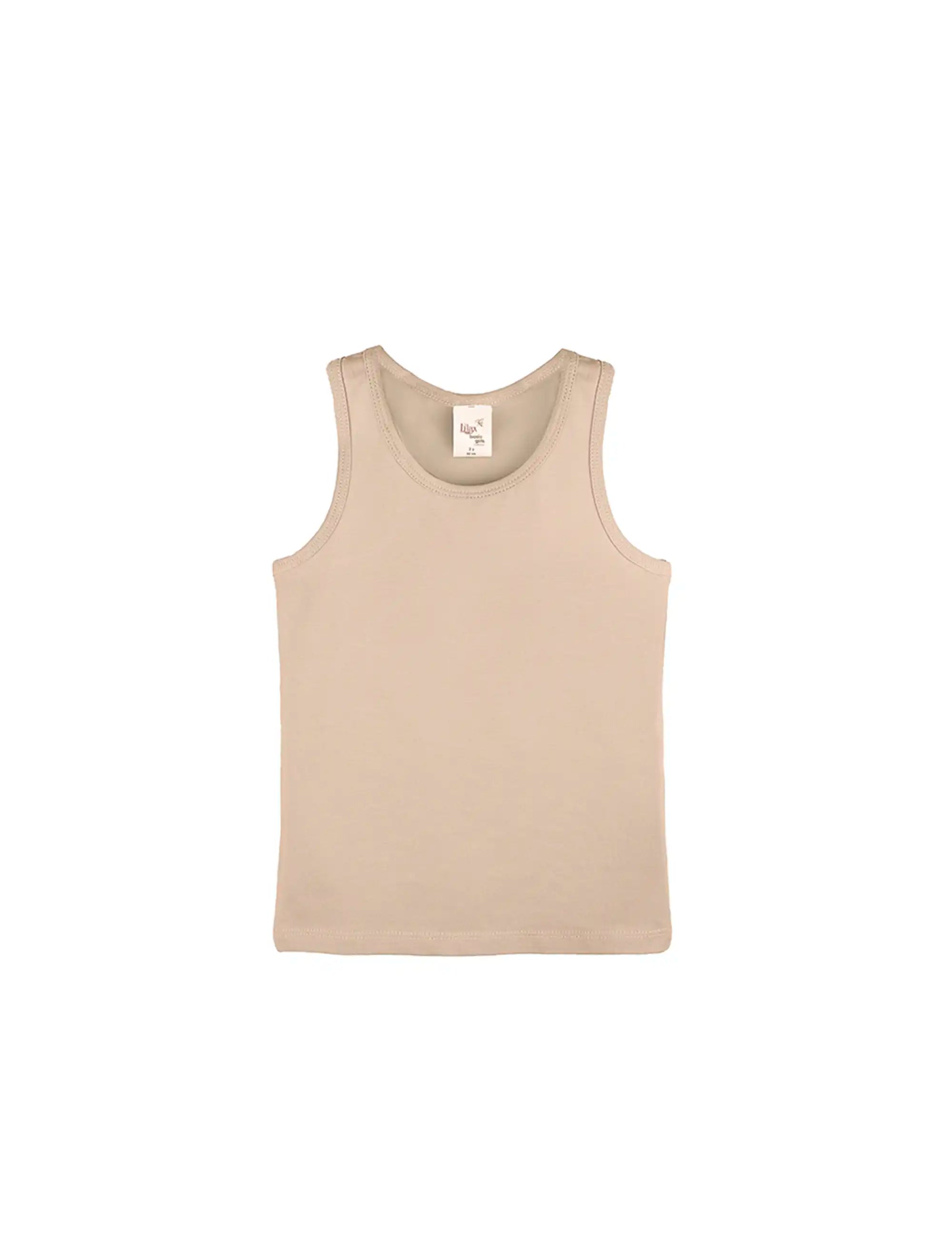 Girls' Soft Solid Cotton Blend Racerback Tank Top