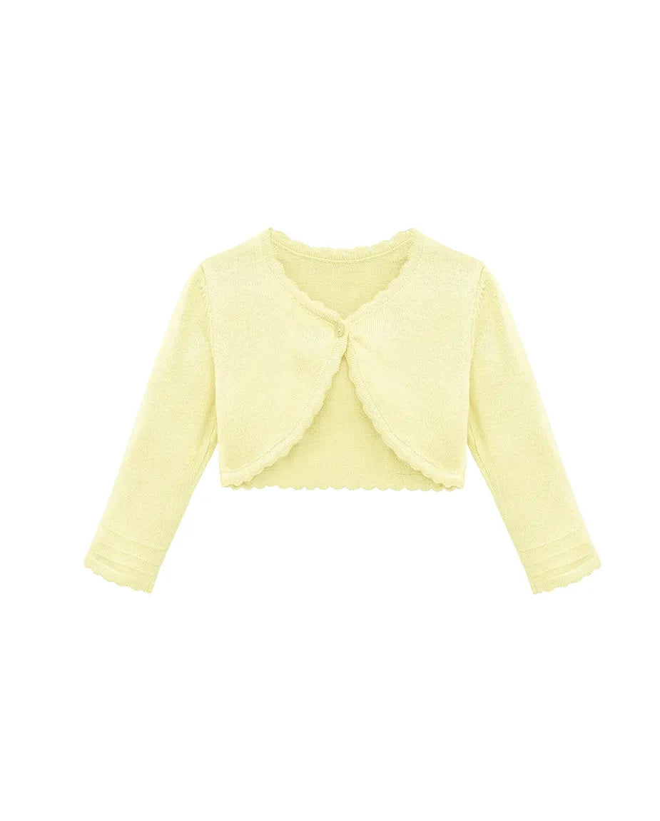 Baby Girls' Knitted Bolero Cardigan
