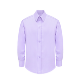 Lilax Boys' Button Down Shirt Solid Long Sleeve Dress Shirt