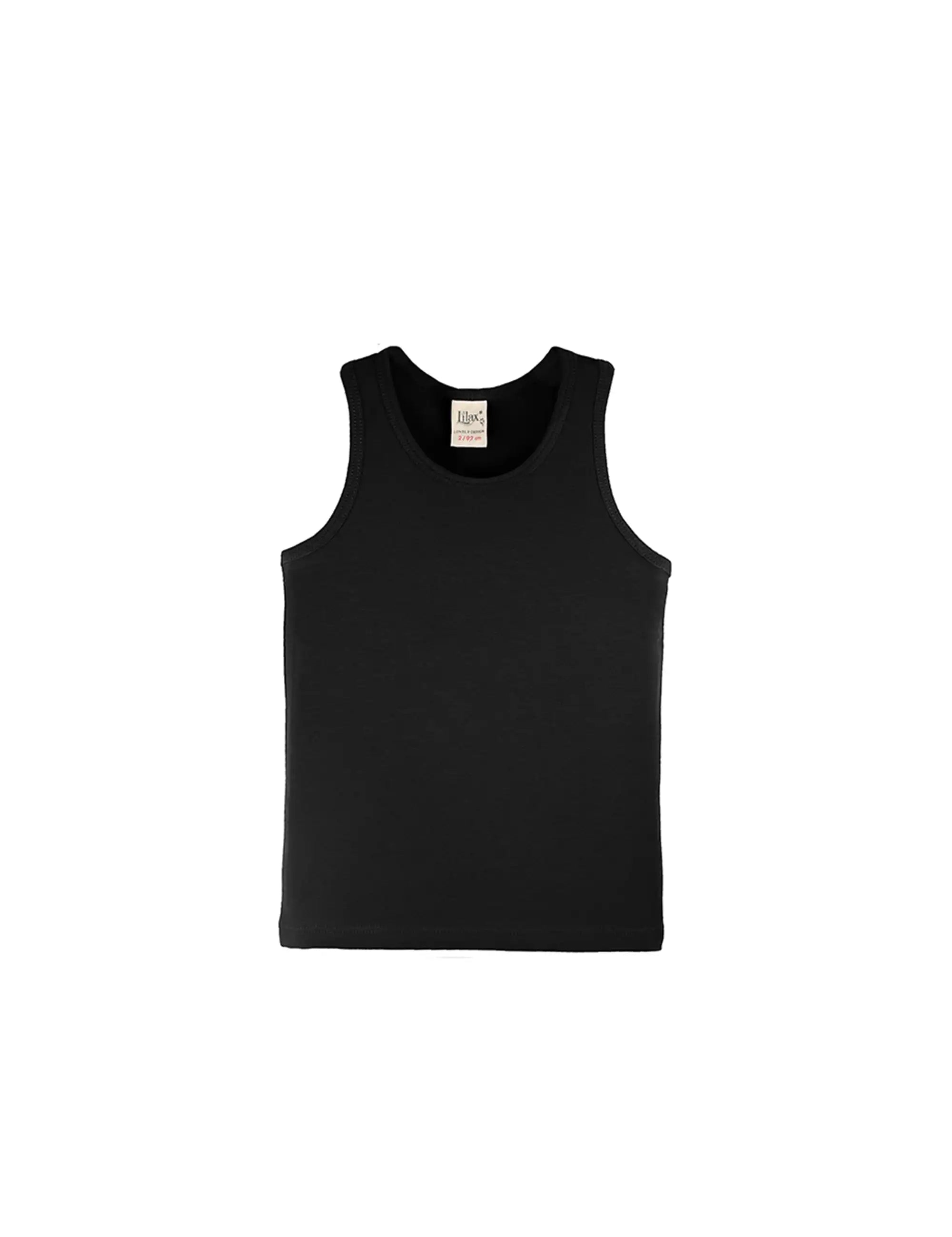 Girls' Soft Solid Cotton Blend Racerback Tank Top