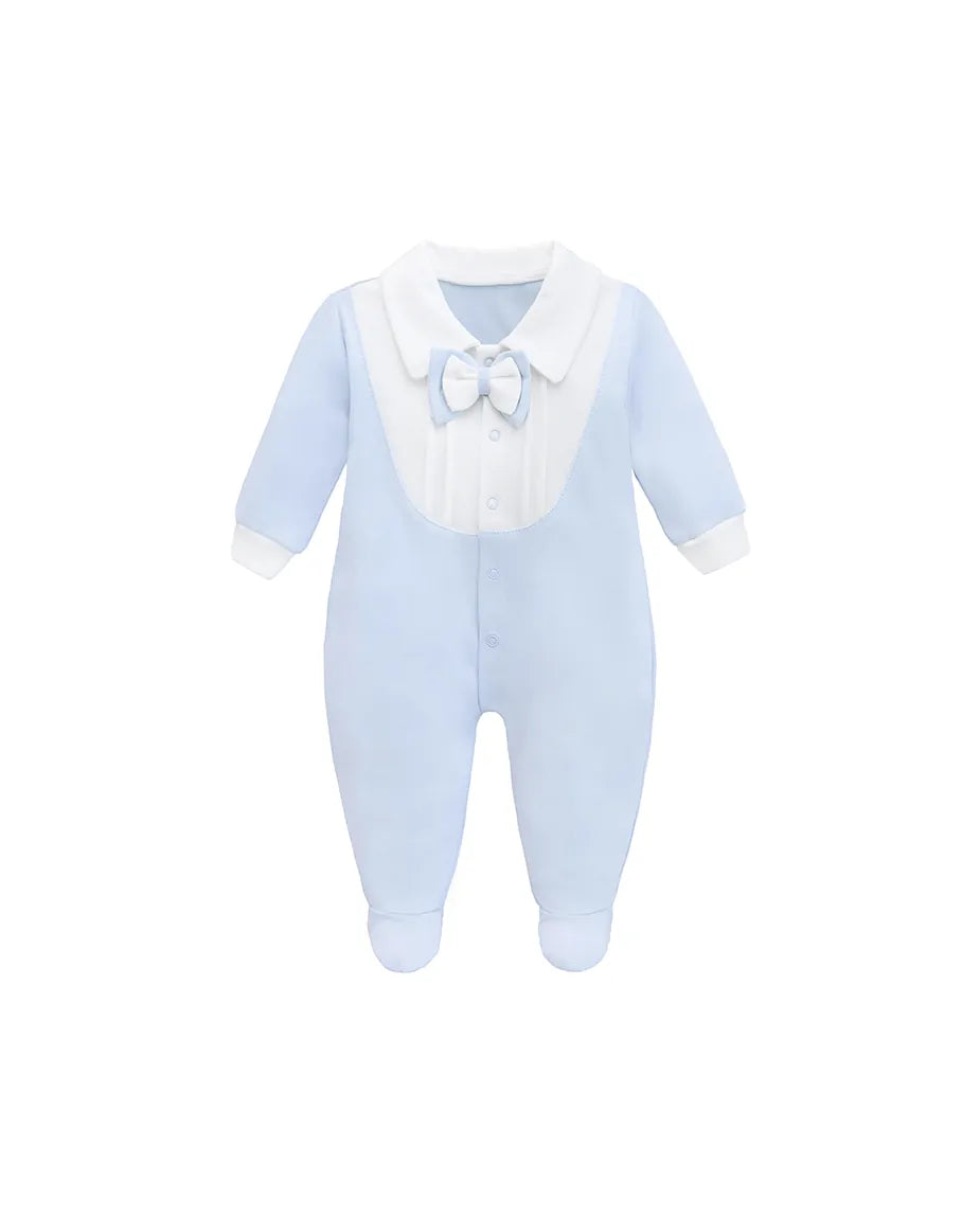 Baby Boy Gentleman Tuxedo Footie