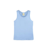 Girls' Soft Solid Cotton Blend Racerback Tank Top