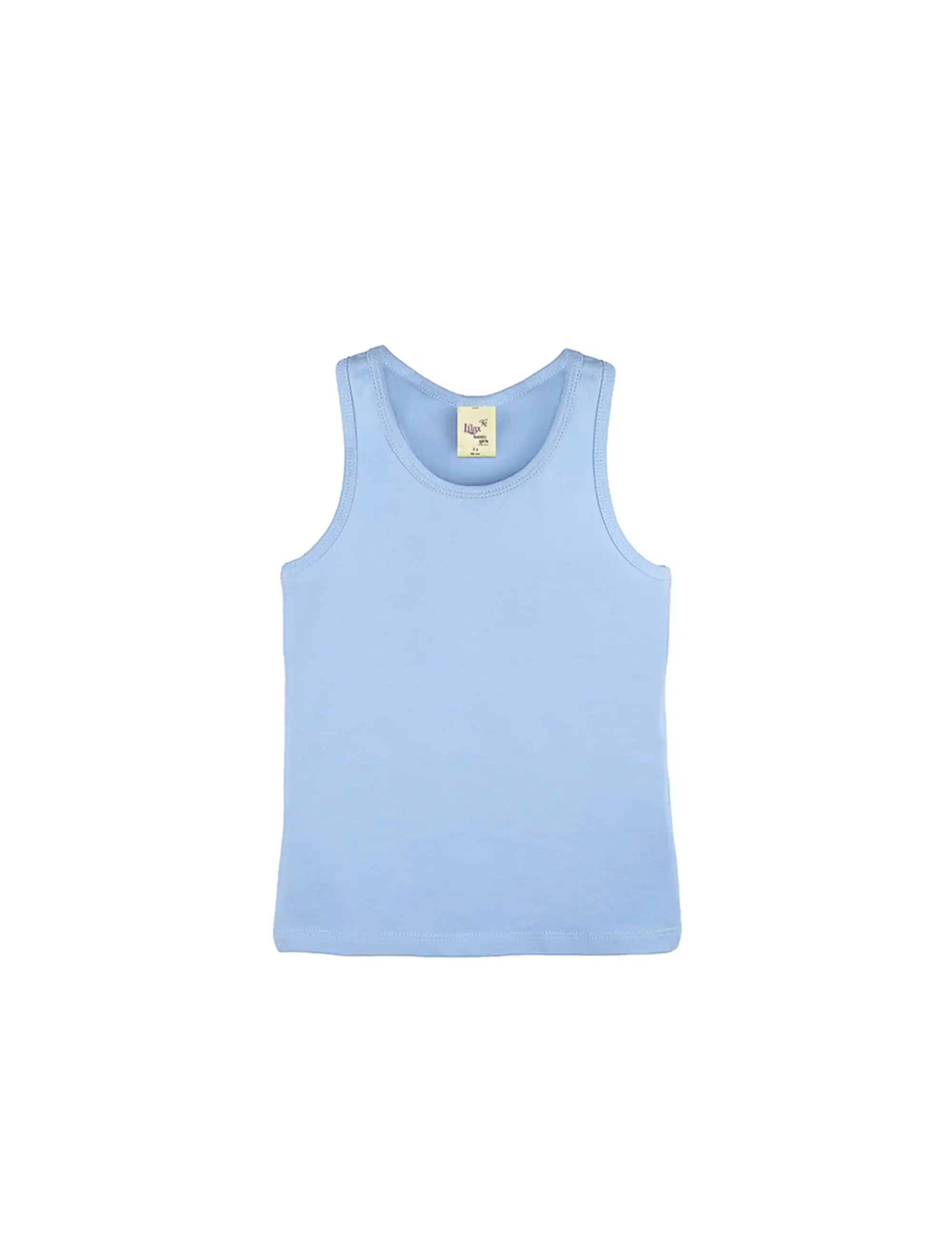 Girls' Soft Solid Cotton Blend Racerback Tank Top