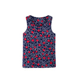 Girls' Soft Solid Cotton Blend Racerback Tank Top